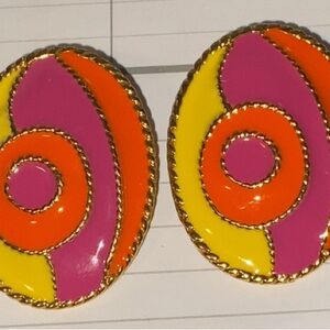 Colorful Swirl Earrings